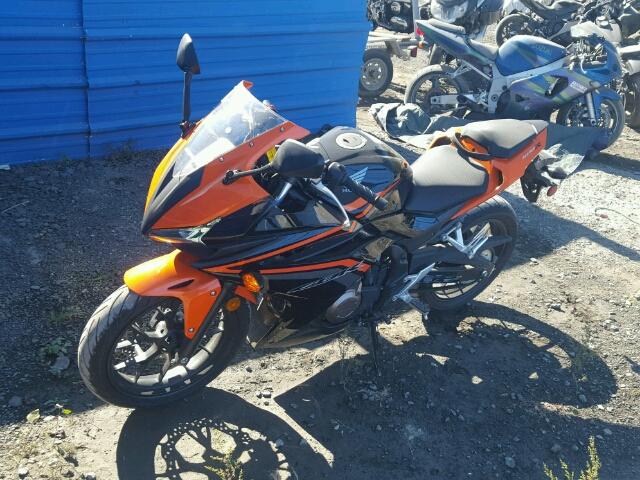 MLHPC4464H5400330 - 2017 HONDA CBR500 ORANGE photo 2