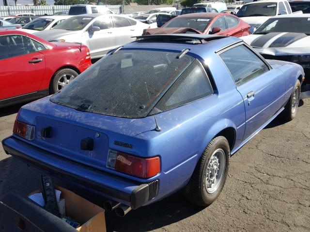 SA22C560072 - 1979 MAZDA RX7 BLUE photo 4