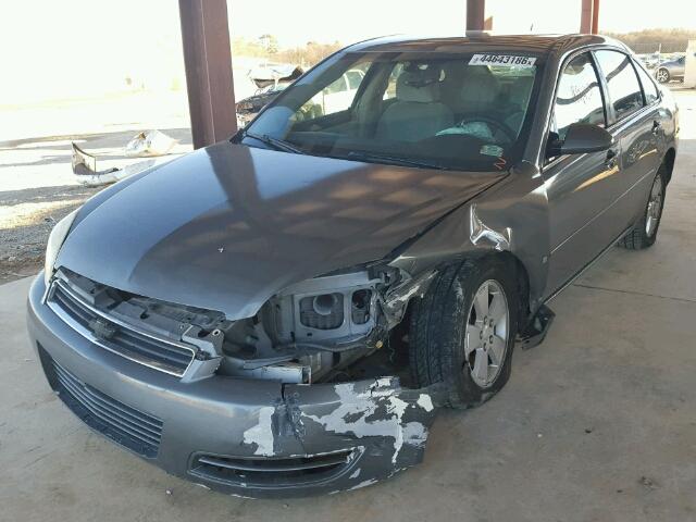 2G1WT58K889143471 - 2008 CHEVROLET IMPALA LT GRAY photo 2