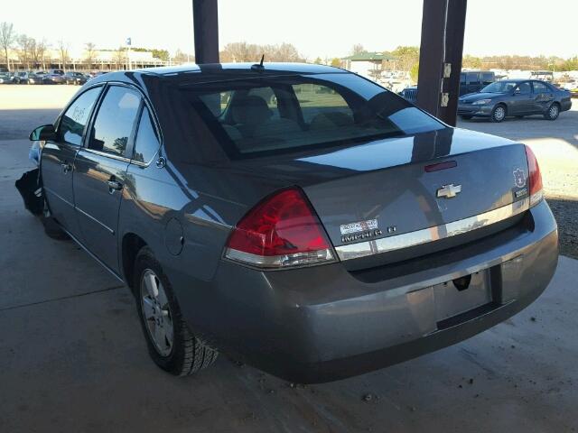 2G1WT58K889143471 - 2008 CHEVROLET IMPALA LT GRAY photo 3