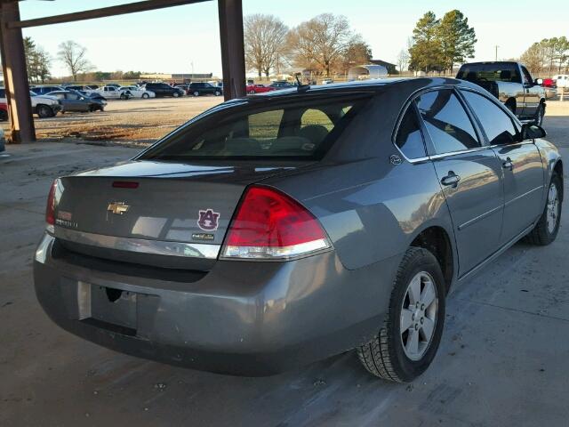 2G1WT58K889143471 - 2008 CHEVROLET IMPALA LT GRAY photo 4