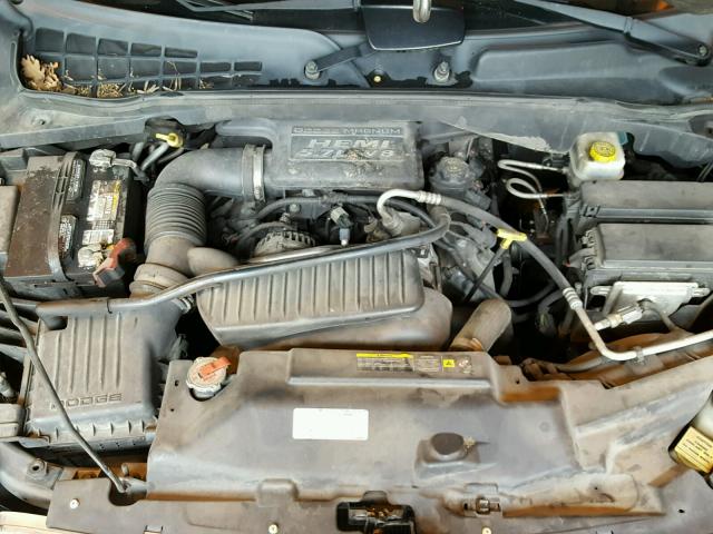 1D8HB58D24F198960 - 2004 DODGE DURANGO LI GRAY photo 7