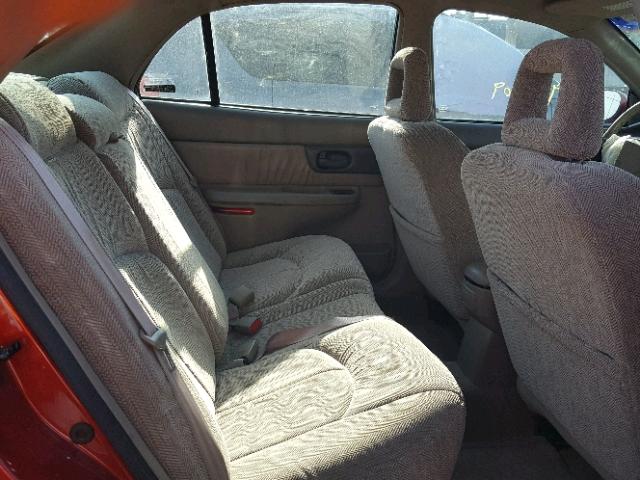 2G4WB52K5W1456620 - 1998 BUICK REGAL LS BURGUNDY photo 6
