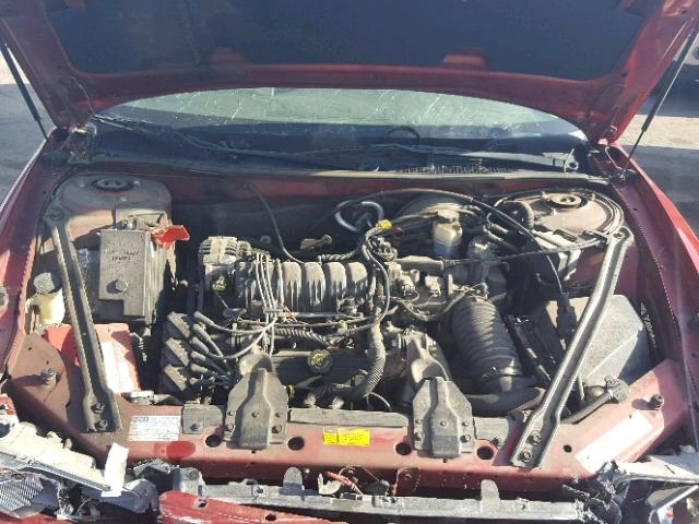 2G4WB52K5W1456620 - 1998 BUICK REGAL LS BURGUNDY photo 7