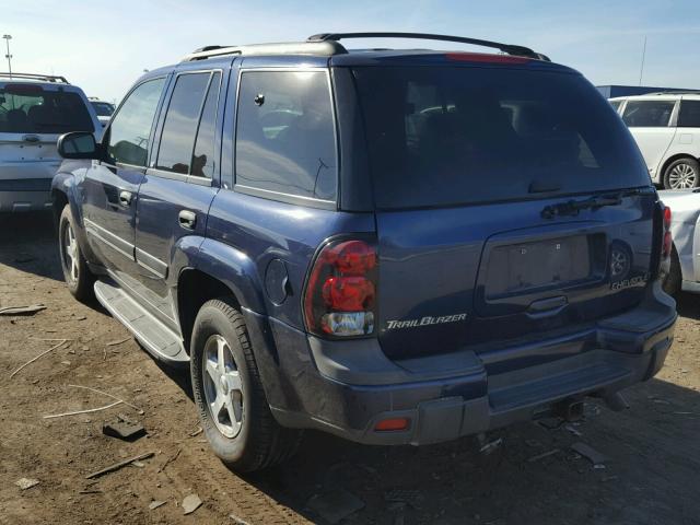 1GNDT13SX22279595 - 2002 CHEVROLET TRAILBLAZE BLUE photo 3