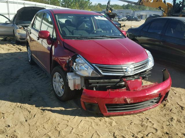 3N1BC1AP5BL432190 - 2011 NISSAN VERSA S RED photo 1