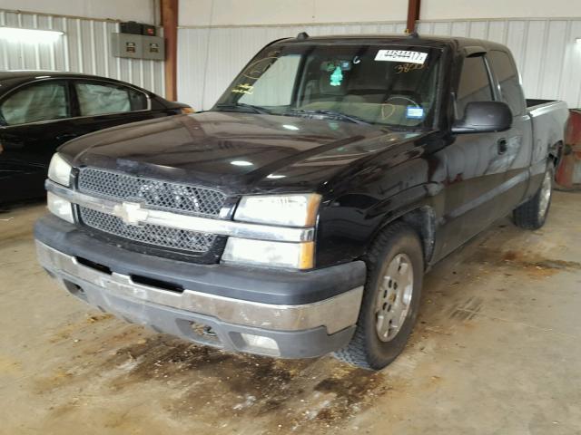 2GCEC19T541283800 - 2004 CHEVROLET SILVERADO BLACK photo 2