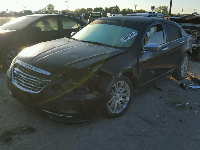 1C3CCBCB9CN149208 - 2012 CHRYSLER 200 LIMITE BLACK photo 2