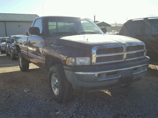 1B7HF16YX1S704927 - 2001 DODGE RAM 1500 RED photo 1