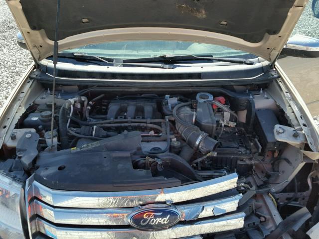 1FMDK03WX8GA14918 - 2008 FORD TAURUS X L TAN photo 7