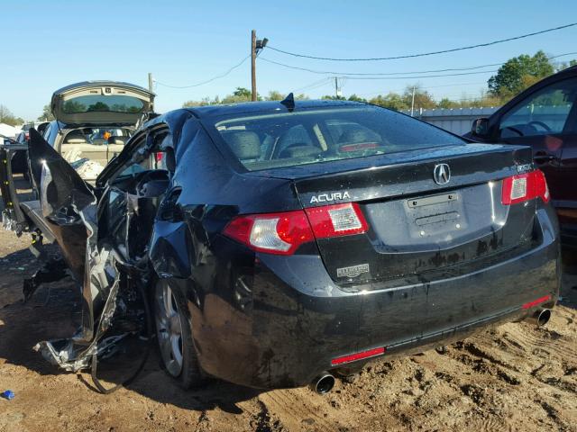 JH4CU2E60AC008219 - 2010 ACURA TSX BLACK photo 3