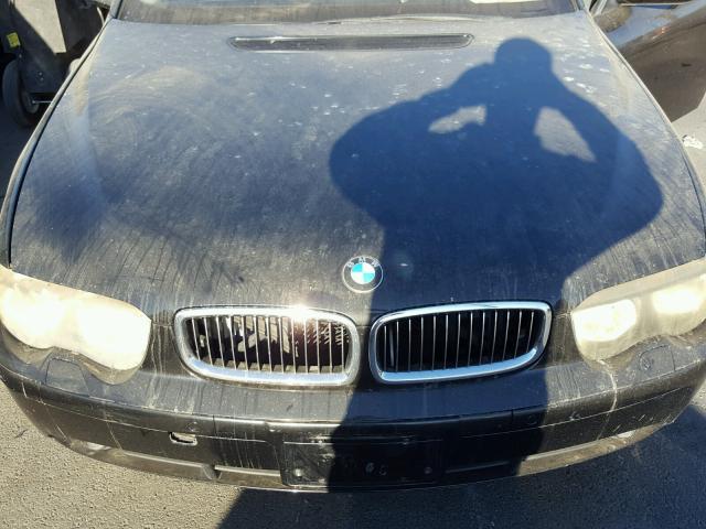 WBAGL634X2DP58198 - 2002 BMW 745 I BLACK photo 7