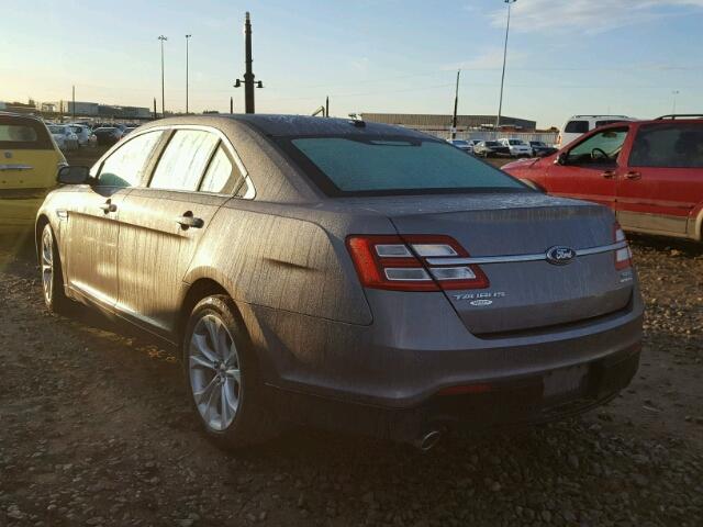 1FAHP2E89DG205134 - 2013 FORD TAURUS SEL GRAY photo 3