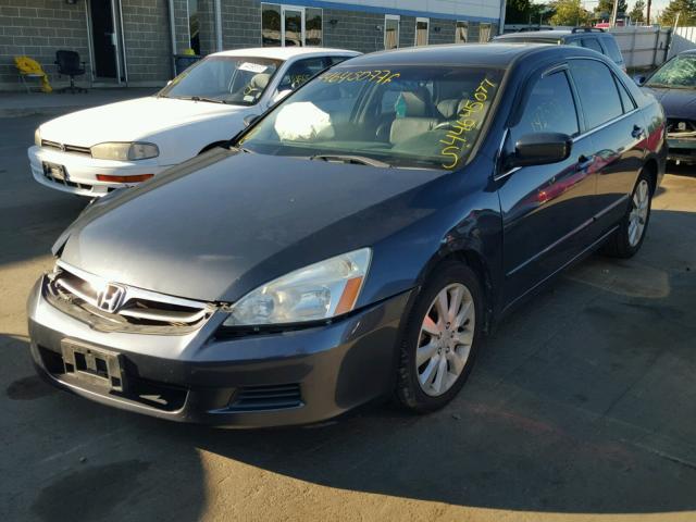 1HGCM66506A060632 - 2006 HONDA ACCORD EX GRAY photo 2