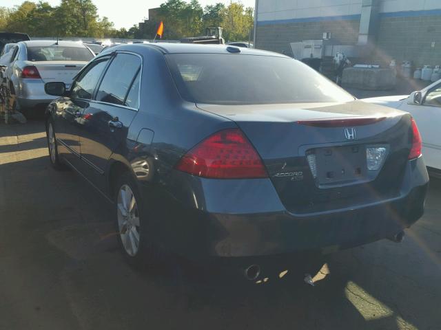 1HGCM66506A060632 - 2006 HONDA ACCORD EX GRAY photo 3