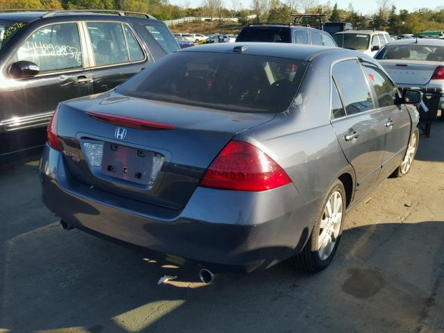 1HGCM66506A060632 - 2006 HONDA ACCORD EX GRAY photo 4