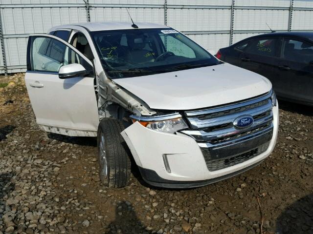 2FMDK4KC1EBA85023 - 2014 FORD EDGE LIMIT WHITE photo 1