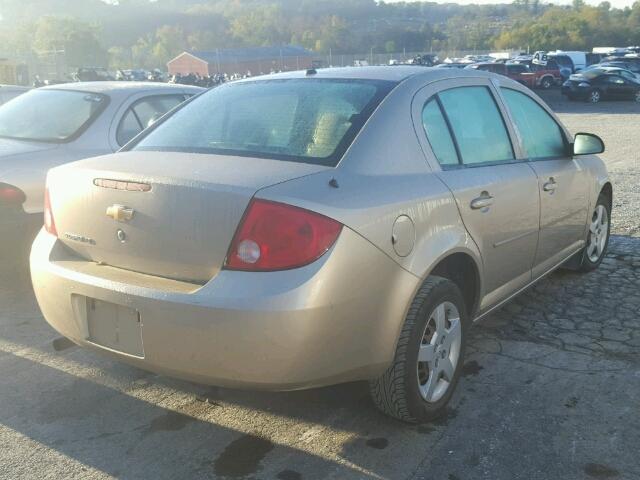 1G1AL58F787265687 - 2008 CHEVROLET COBALT LT GOLD photo 4