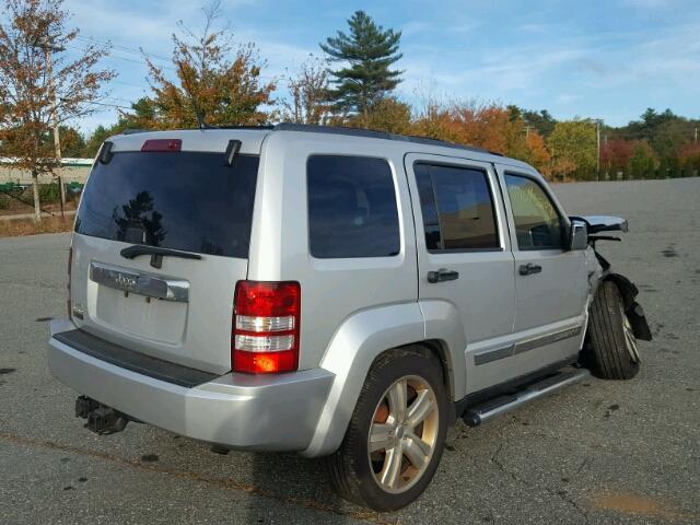 1J4PN5GK2BW548936 - 2011 JEEP LIBERTY LI SILVER photo 4