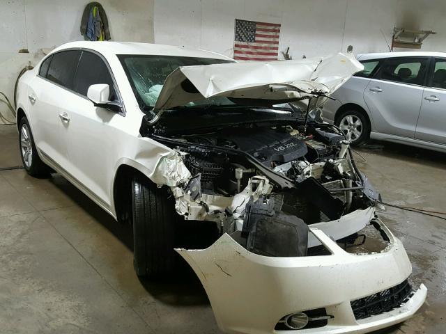1G4GC5EG4AF291279 - 2010 BUICK LACROSSE C WHITE photo 1