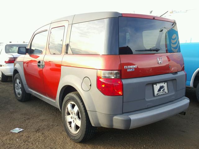 5J6YH28624L008065 - 2004 HONDA ELEMENT ORANGE photo 3