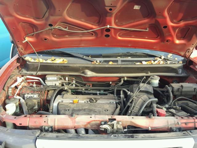 5J6YH28624L008065 - 2004 HONDA ELEMENT ORANGE photo 7