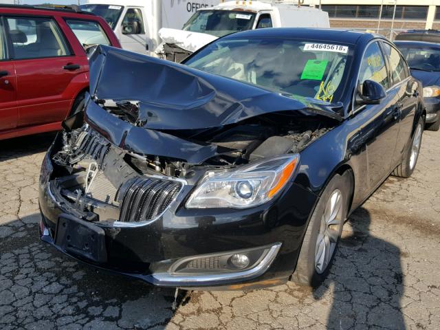 2G4GS5GX5G9113155 - 2016 BUICK REGAL PREM BLACK photo 2