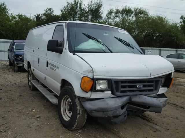 1FTNS24W17DB38160 - 2007 FORD ECONOLINE WHITE photo 1