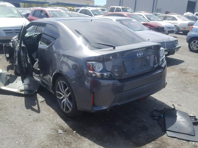 JTKJF5C73GJ018143 - 2016 TOYOTA SCION TC 灰色 照片 3