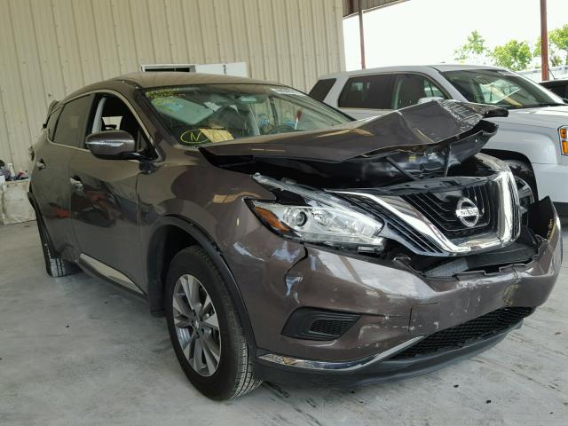 5N1AZ2MG1FN254580 - 2015 NISSAN MURANO S BROWN photo 1