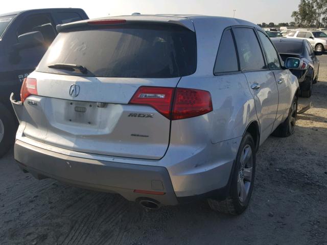 2HNYD28857H538884 - 2007 ACURA MDX SPORT SILVER photo 4