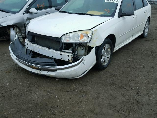 1G1ZU64845F257481 - 2005 CHEVROLET MALIBU MAX 白色 照片 9