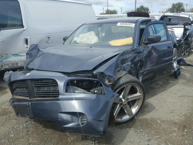 2B3KA43G67H882319 - 2007 DODGE CHARGER SE SILVER photo 2