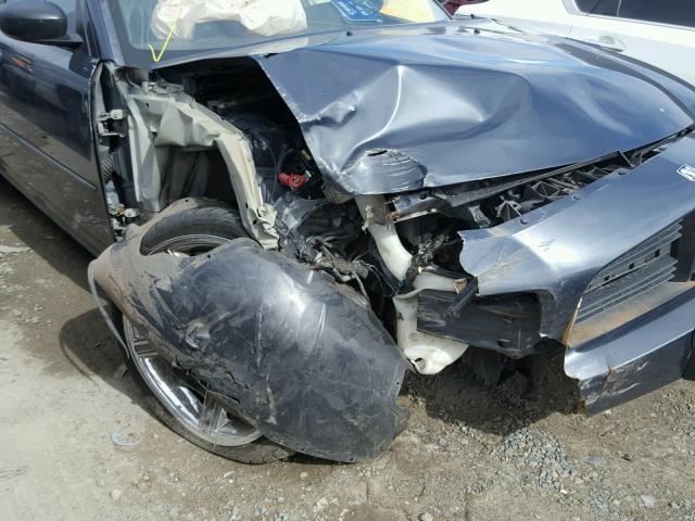 2B3KA43G67H882319 - 2007 DODGE CHARGER SE SILVER photo 9