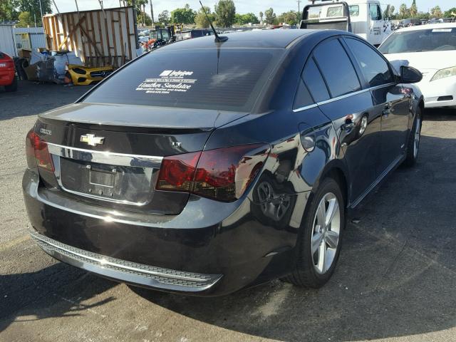 1G1PE5SB3E7374587 - 2014 CHEVROLET CRUZE LT BLACK photo 4