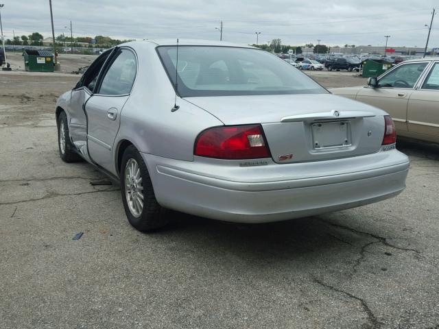 1MEFM55SX2A628505 - 2002 MERCURY SABLE LS P SILVER photo 3