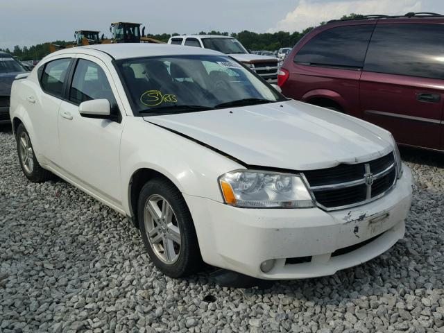 1B3CC5FB2AN133066 - 2010 DODGE AVENGER R/ WHITE photo 1