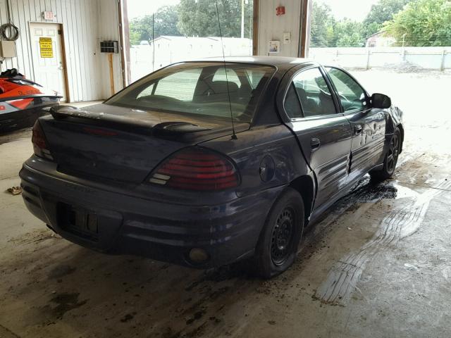 1G2NE52T71M554162 - 2001 PONTIAC GRAND AM S ლურჯი ფოტო 4