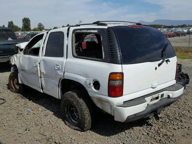 1GKEK63U72J256722 - 2002 GMC DENALI WHITE photo 3