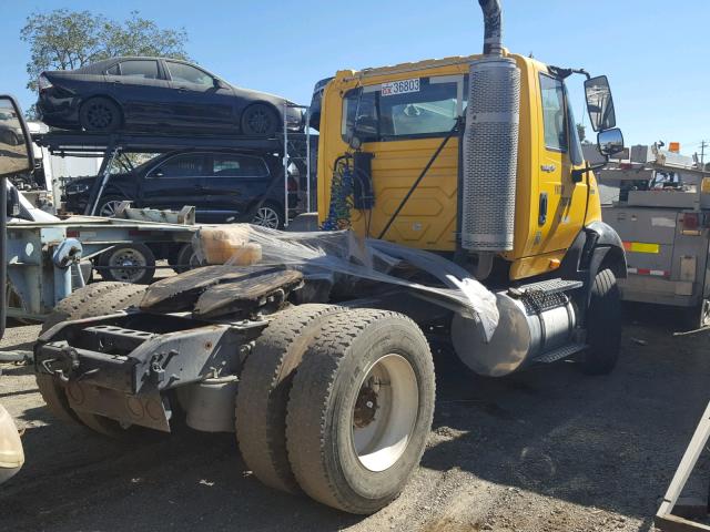 1HSHWSJN6BJ413147 - 2011 INTERNATIONAL 8000 8600 YELLOW photo 4