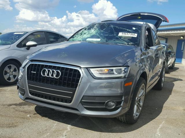 WA1EFCFS8FR013141 - 2015 AUDI Q3 PREMIUM GRAY photo 2