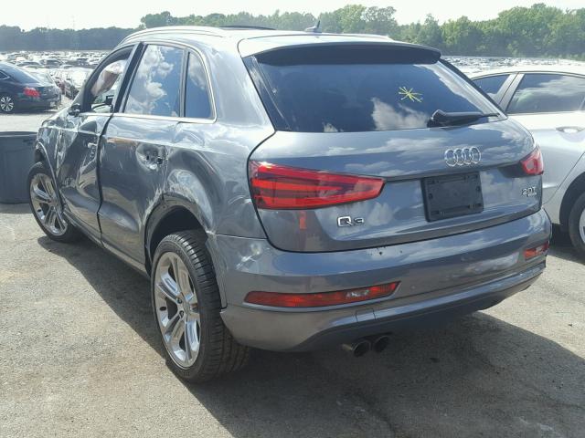 WA1EFCFS8FR013141 - 2015 AUDI Q3 PREMIUM GRAY photo 3