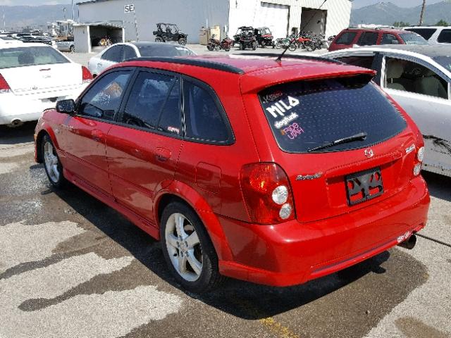 JM1BJ246X21608346 - 2002 MAZDA PROTEGE PR RED photo 3