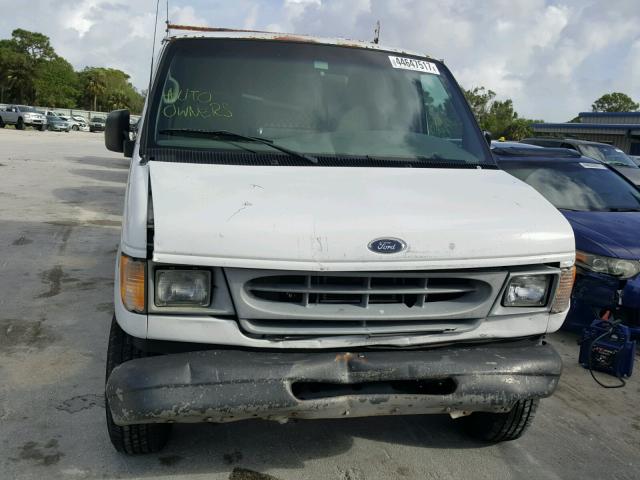 1FTNS24L42HB16788 - 2002 FORD ECONOLINE WHITE photo 9