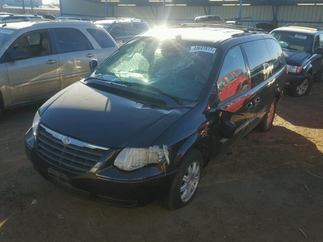 2A4GP54L97R274299 - 2007 CHRYSLER TOWN & COU BLACK photo 2