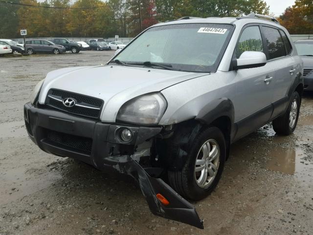 KM8JN72D97U588784 - 2007 HYUNDAI TUCSON SILVER photo 2