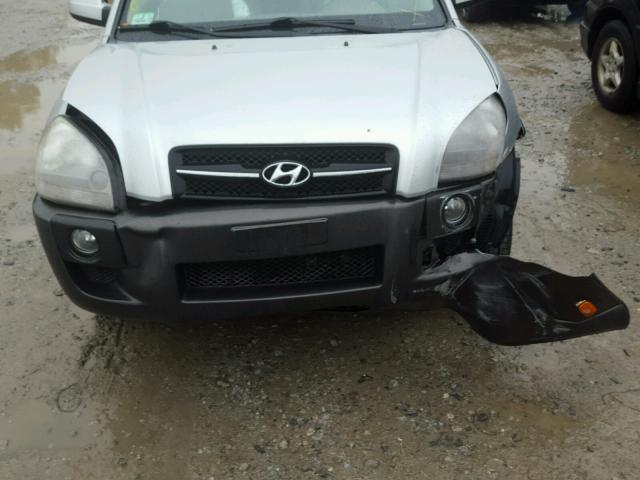 KM8JN72D97U588784 - 2007 HYUNDAI TUCSON SILVER photo 7