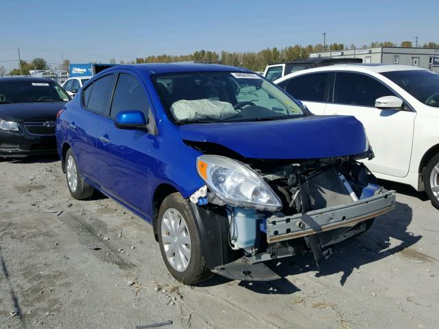 3N1CN7APXCL856564 - 2012 NISSAN VERSA S BLUE photo 1