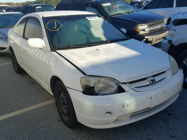 1HGEM22532L077043 - 2002 HONDA CIVIC LX WHITE photo 1