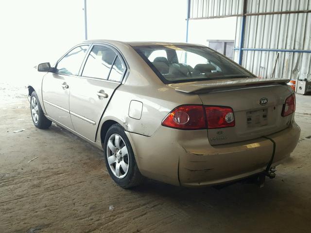 KNAGE123385235243 - 2008 KIA OPTIMA GOLD photo 3